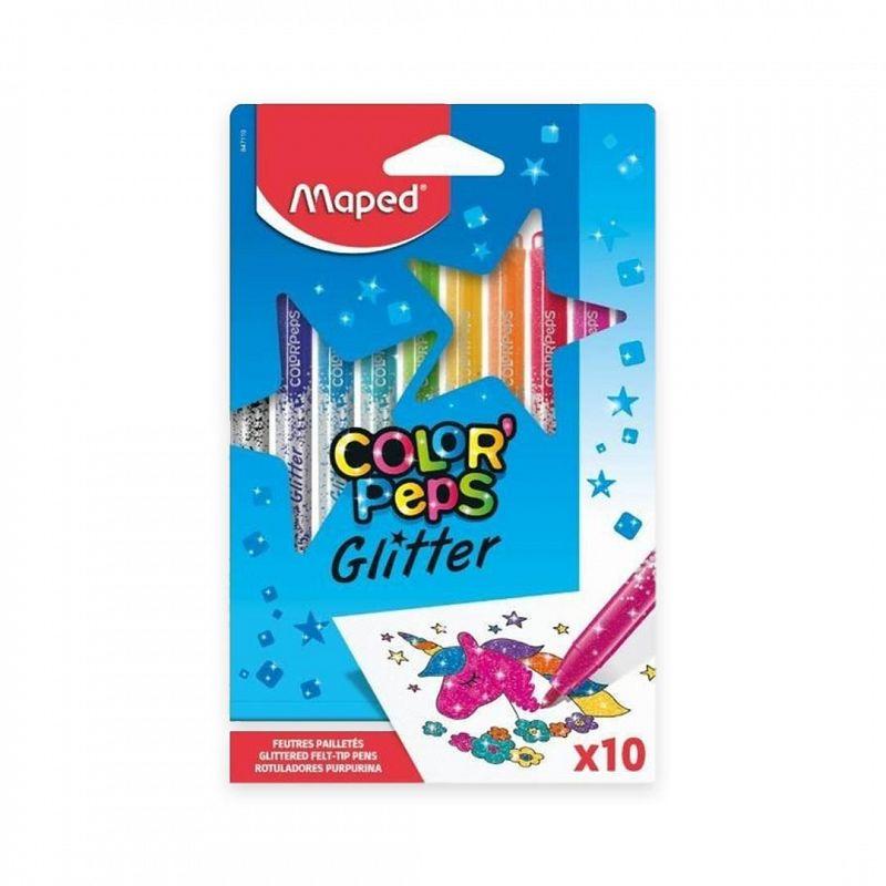 MARCADORES MAPED COLOR PEP GLITTER  X 10 - 847110