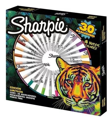 MARCADORES SHARPIE X 30 COL FINE TIERRA RULETA -2195343
