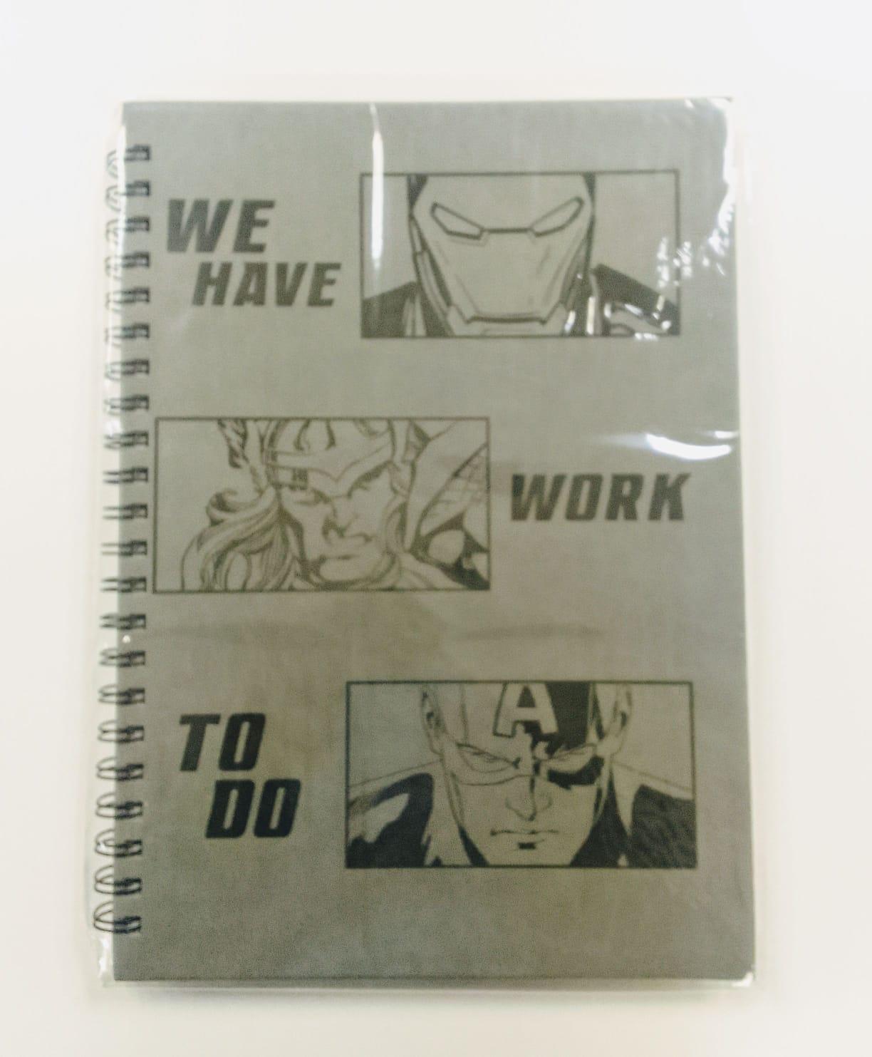 CUADERNO 21 X 29.7 T/D 80 HS RAY AVENGER HISTORIETAS -L5CTDAGH