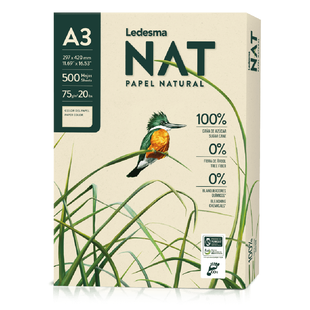 PAPEL OBRA LEDESMA NAT A3 75 GRS 500HS