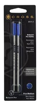 TANQUE P/BOLIGRAFO CROSS AZUL M X 2 (8511-2)