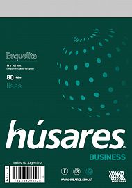 BLOCK A6 ESQUELITA HUSARES BUSINESS X 80 HS LISO 6312