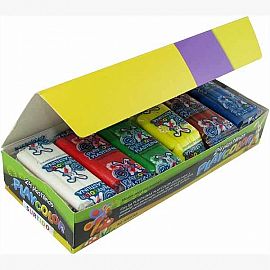 Plastilina Playcolor roja, caja de 24 barras