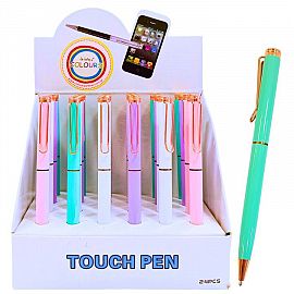 BOLIGRAFO DE METAL GLITER/ PASTEL TORNASOLADO1.0 MM TOUCH PEN-25961/24597/25957