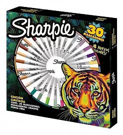 MARCADORES SHARPIE X 30 COL FINE TIERRA RULETA -2195343