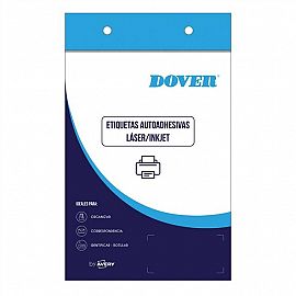 ETIQUETAS P/COMPUTACION DOVER A4 36.6 X16.9 MM X 100 HS -O5EA0004