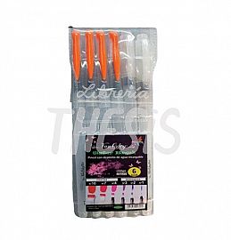 PINCEL LAMA WATERBRUSH X 6 UN REDONDOS/CHATOS
