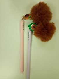 BOLIGRAFO CAPYBARA C/COLGANTE POMPON-28035