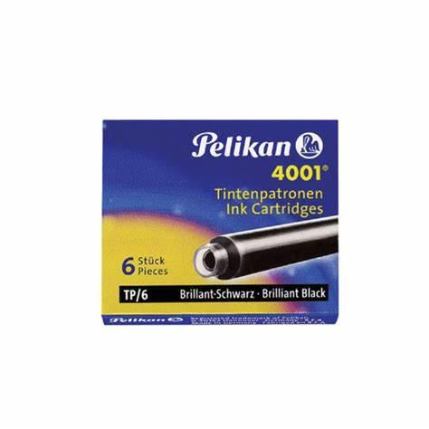 CARTUCHOS PELIKAN X 6 UN NEGRO