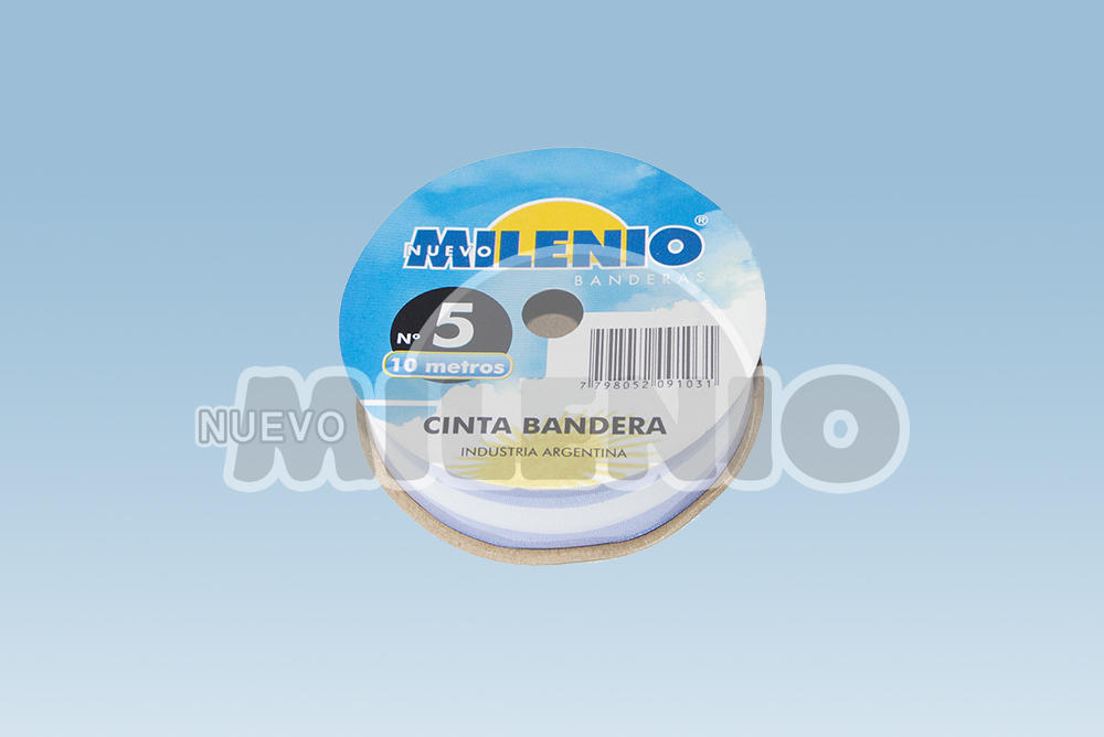 CINTA ARGENTINA Nº 5- 25 MM ANCHO 10 MTS