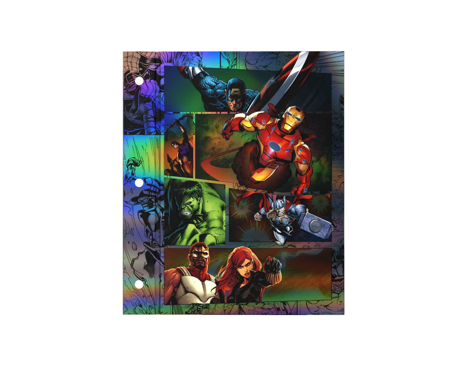 CARPETA C/CORDON Nº 3 AVENGERS L5CN3AVEN