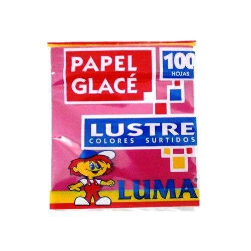 PAPEL GLASE LUSTRE TACO X 100 HS LUMA