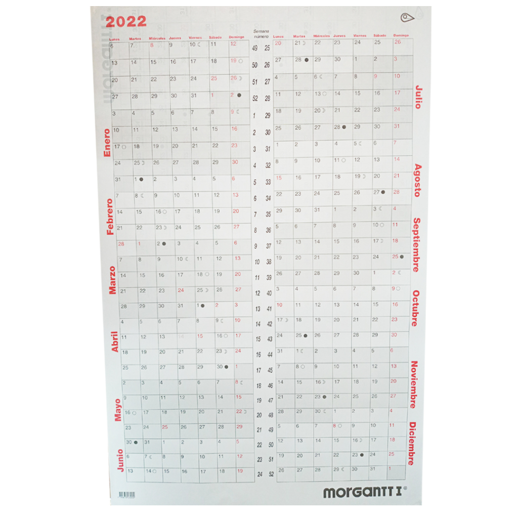 AGENDA 2025 MORGAN CALENDARIO MORGANTT I