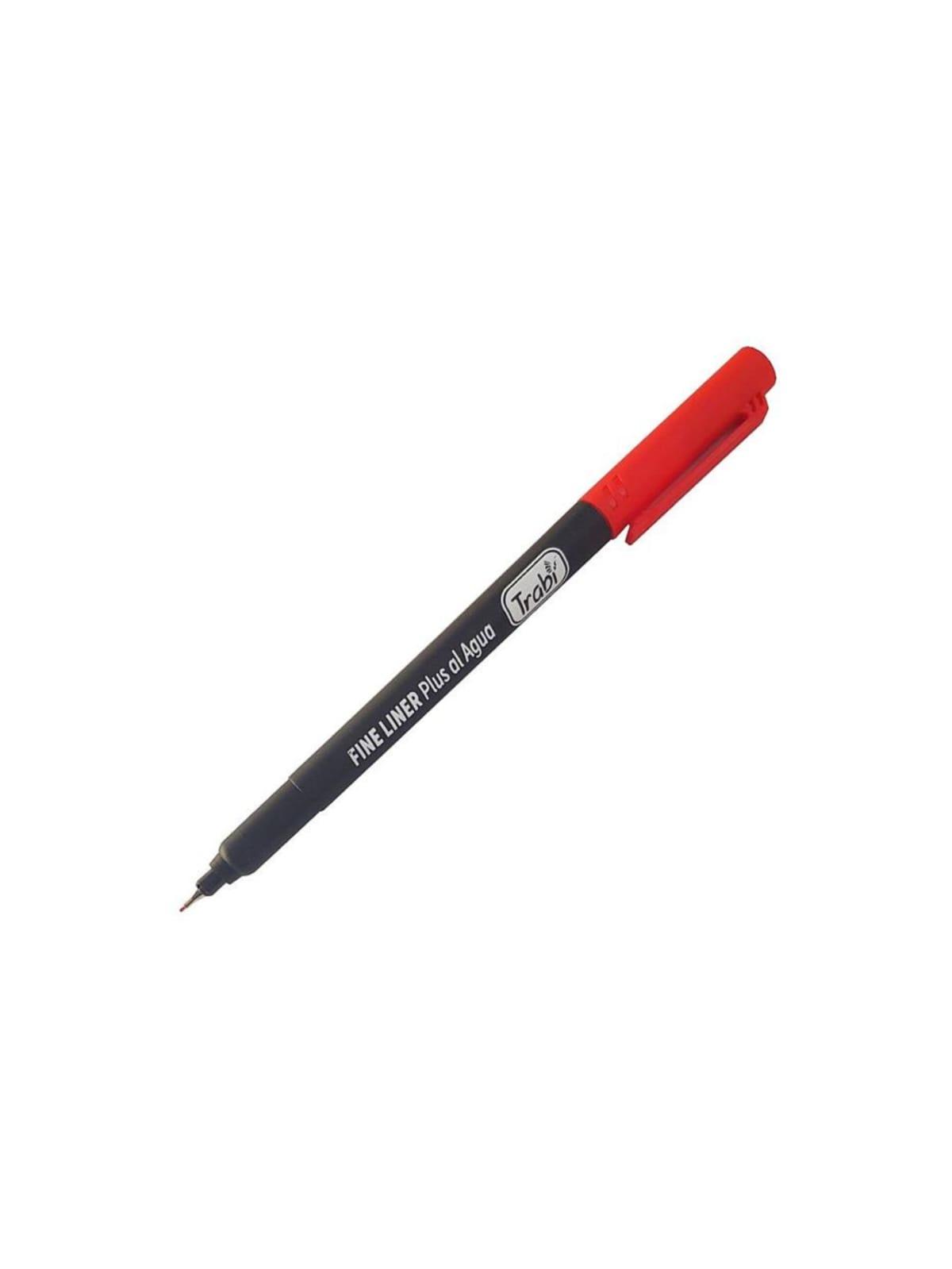 MARCADOR TRABI FINE LINER ROJO AL AGUA 0.3 MM-TR9536/2