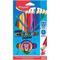 LAPICES DE COLORES MAPED COLOR PEPS X 12 JUMBO STRONG 863312