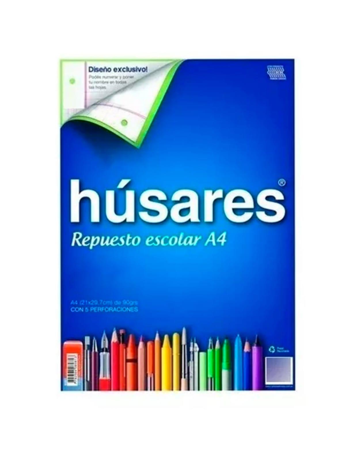 REPUESTO A4 HUSARES 96 HS CUAD 90 GRS. 5 PERF 6084