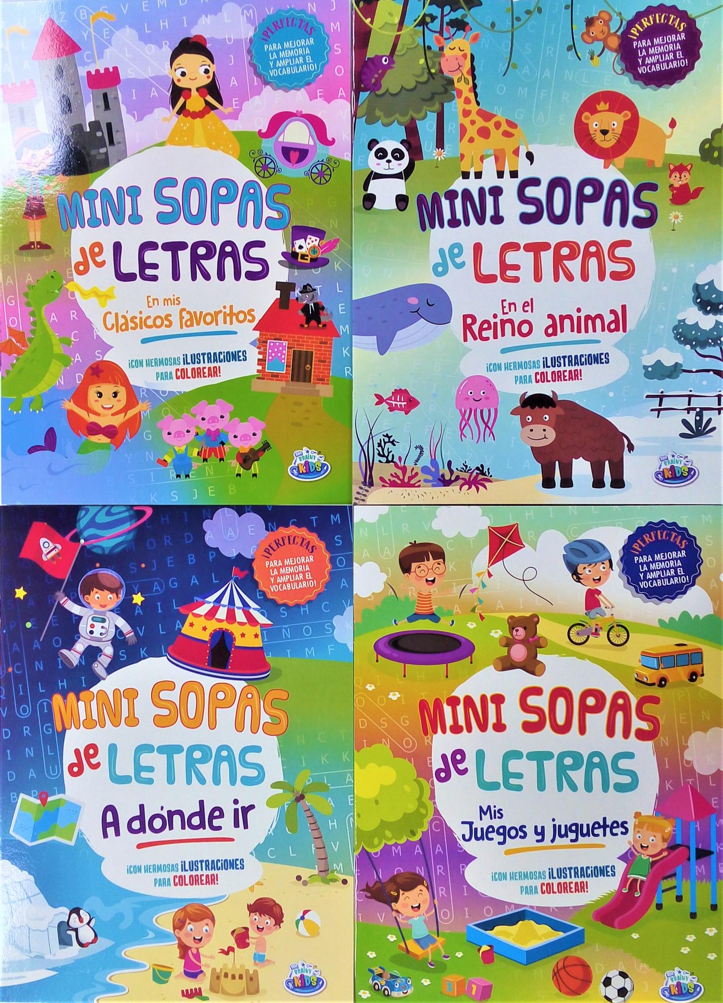 LIBRO COL. MINI SOPAS DE LETRAS-(P) BK-117/118/119/120