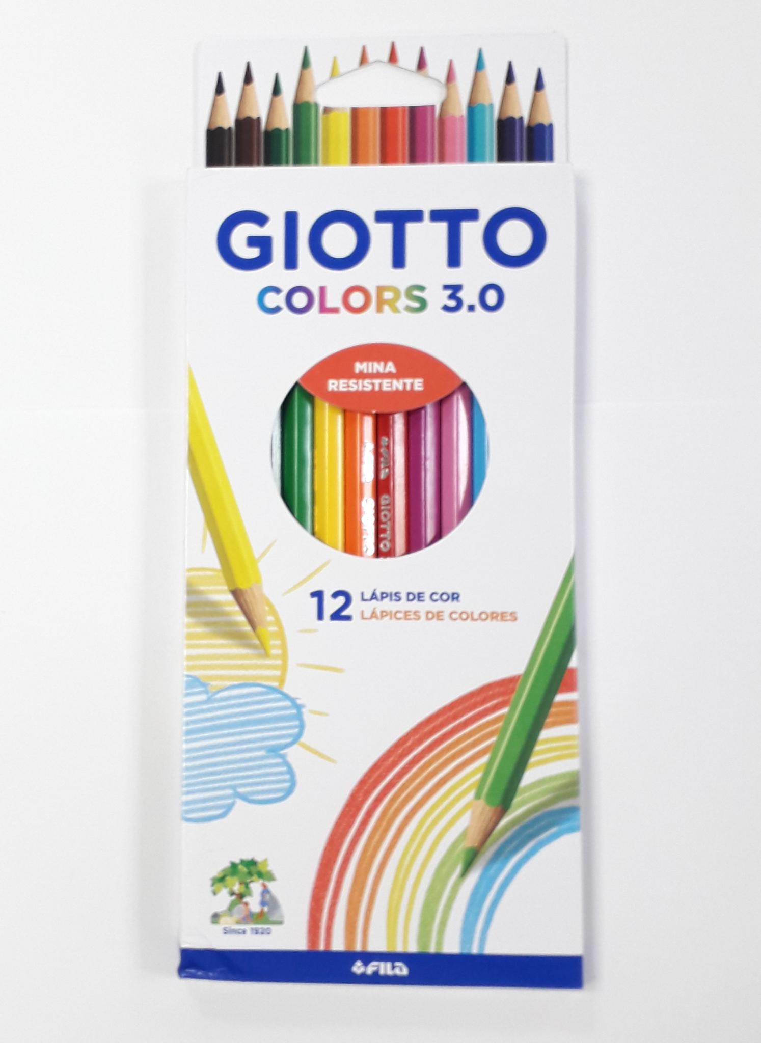 LAPICES DE COLORES GIOTTO COLORS 3.0 X 12 L F276600SA