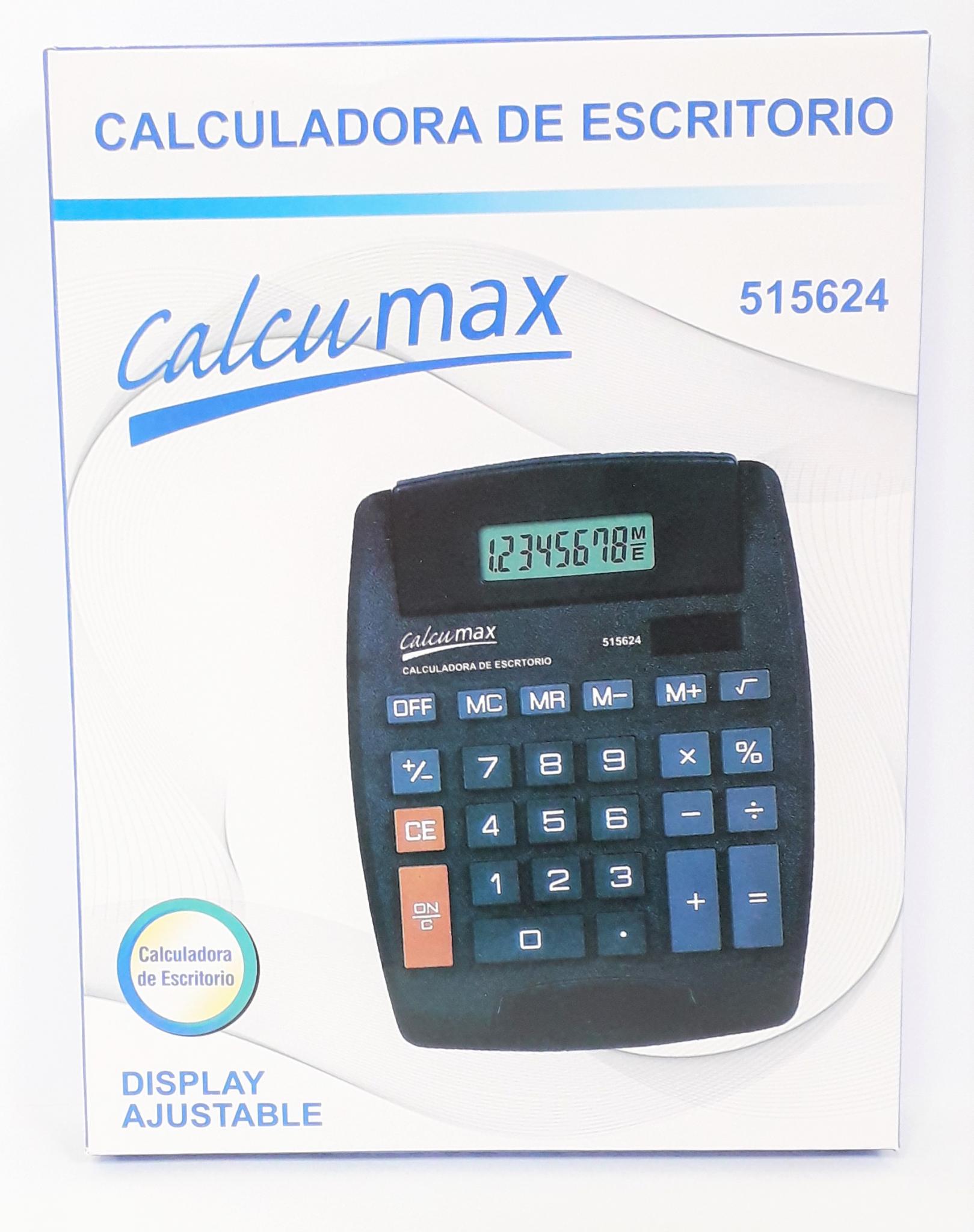 CALCULADORA CALCU MAX 8 DIGITOS DISPLAY AJUSTABLE -515624