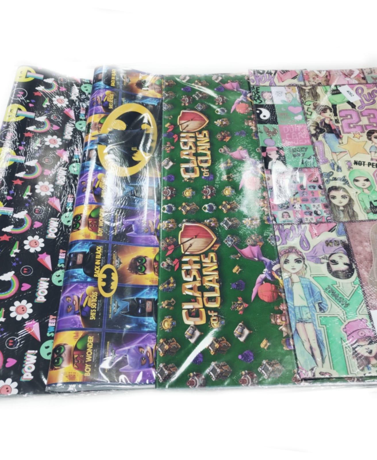 PAPEL PLASTIFICADO FANTASIA X 10 HS