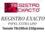 PAPEL REGISTRO EXACTO 700 X 1000 X 25 HS- 210GR (15455)