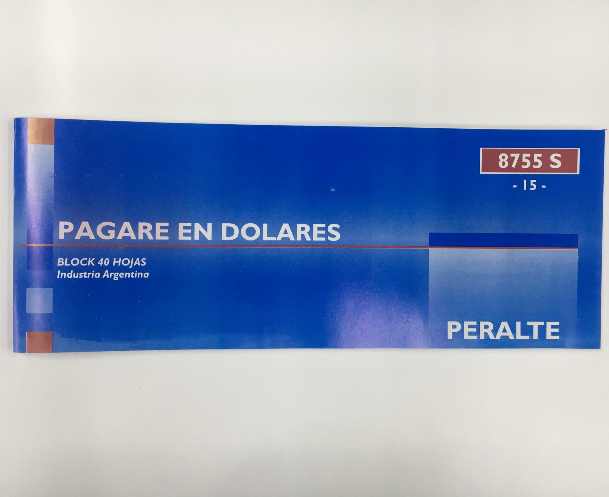 TALONARIO PERALTE PAGARE DOLARES 8755S (15)
