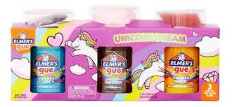 ADHESIVO ELMER´S SLIME UNICORN DREAM KIT 3 PIEZAS 2194457