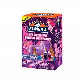 ADHESIVO ELMER´S SLIME BRILLO DE HADAS KIT 4 PIEZAS 2190606