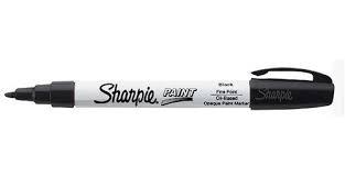 MARCADOR SHARPIE PAINT NEGRO MEDIUM-2107615