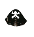 HALLOWEEN SOMBRERO PIRATA PLASTICO-EQ1375