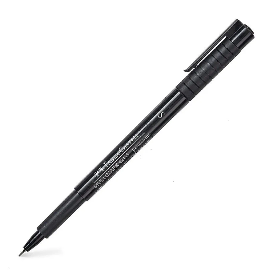 MARCADOR FABER CASTELL OH-LUX P/RETROPROY 421 S NEGRO 154199