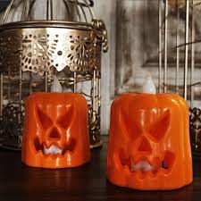 HALLOWEEN VELA LED CALABAZA-AH80278