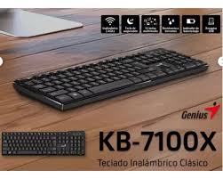 COMPUTACION TECLADO GENIUS KB 7100 X INALAMBRICO-GEN31320001401