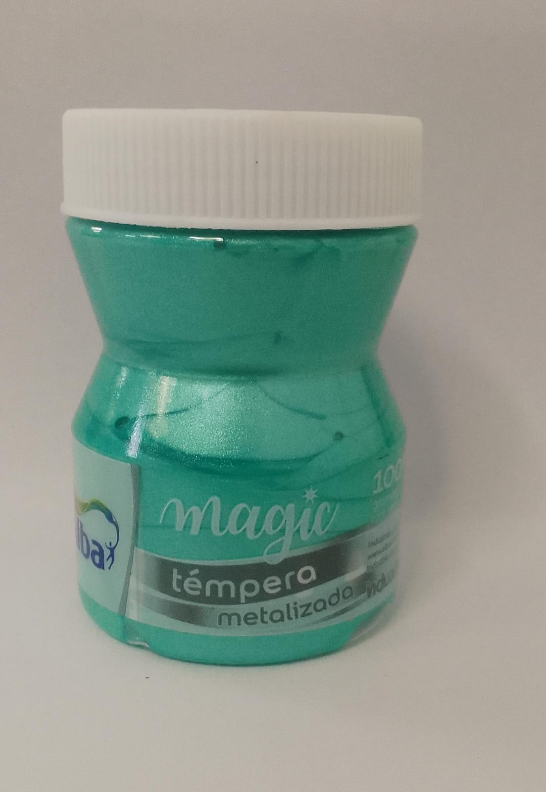 TEMPERA ALBAMAGIC METALIZADA POTE X 100 VERDE 252