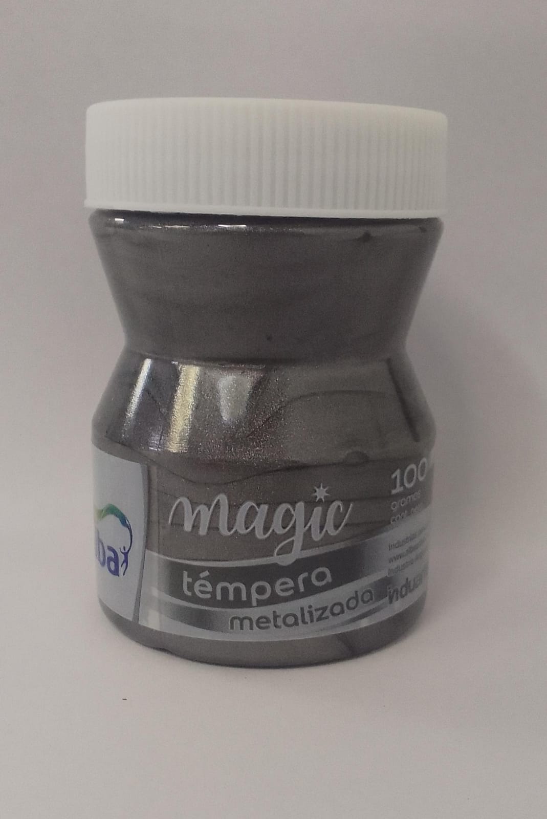 TEMPERA ALBAMAGIC METALIZADA POTE X 100 PLATA 278