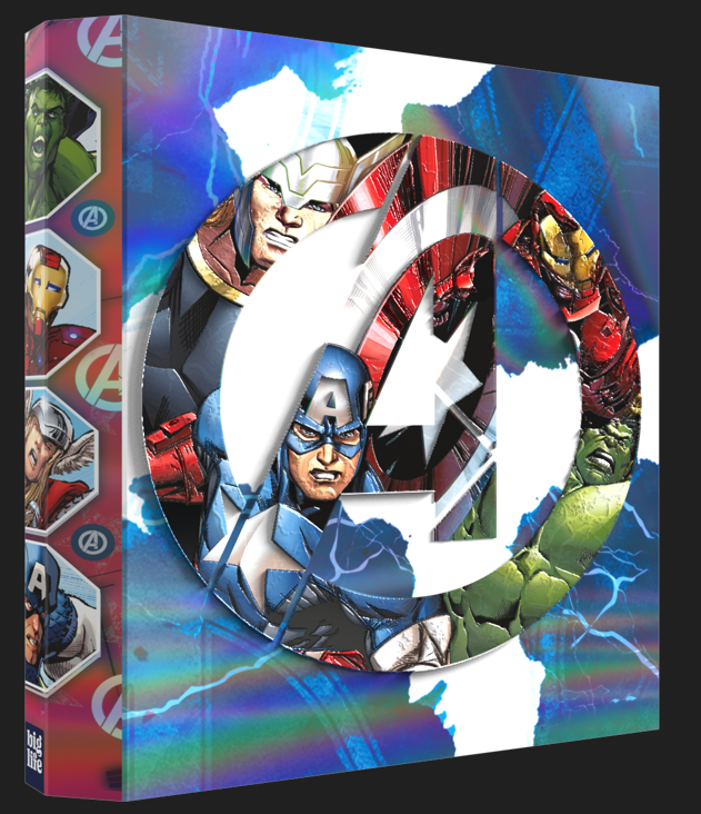 CARPETA A4 2 AN X 40 MM CARTONE AVENGER - L5C2X4ANG