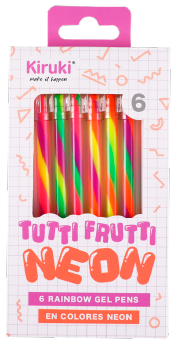 ROLLER KIRUKI TUTTI FRUTTI NEON X 6 COL 140001