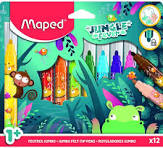 MARCADORES MAPED JUNGLE FEVER X 12 JUMBO-846900