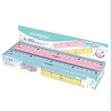 REGLA 20 CM PASTEL KEYROAD KR972537