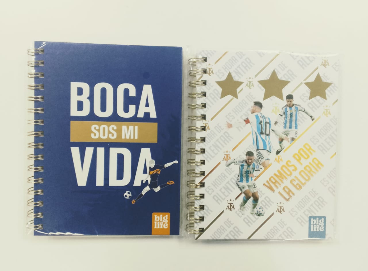 CUADERNO 16 X 21 BOCA/AFA 96 HS RAY/CUAD C/ESP-L5CE16