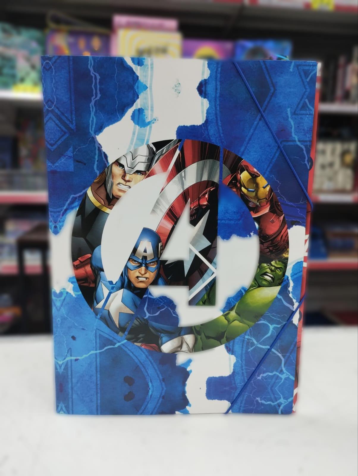 CARPETA 3 SOLAPAS C/ELAST OF AVENGERS - L5CESAVGR