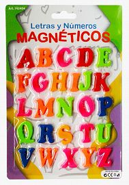 LETRAS MAGNETICAS CHICAS 2,5 CM (ABECEDARIO) -742404