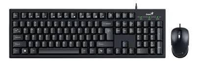 COMPUTACION COMBO GENIUS TECLADO Y MOUSE CON CABLE KM-100SE