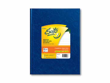 CUADERNO T/D 100 HS EXITO ECOL ARAÑA AZUL RAYADO 100993