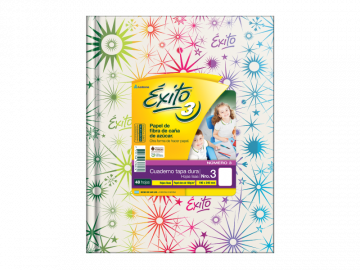 CUADERNO 19 X 24 EXITO FANTASIA COL VS 48 HS LISO T/D Nº 3 101006