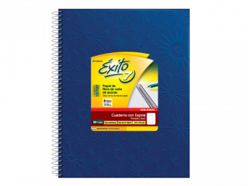 CUADERNO 21 X 27 EXITO COLEGIAL ARAÑA AZUL 60 HS CUADRICULADO C/ESP-101967