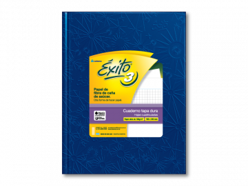 CUADERNO 19 X 24 EXITO ARAÑA AZUL 48 HS CUADRICULADO T/D Nº 3 100960