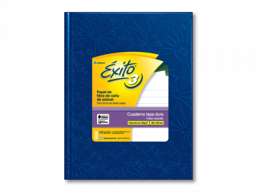 CUADERNO 19 X 24 EXITO ARAÑA AZUL 48 HS RAYADO T/D Nº 3-100958