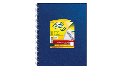 CUADERNO 21 X 27 EXITO COLEGIAL ARAÑA AZUL 100 HS RAYADO C/ESP 101969