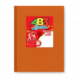 CUADERNO 19 X 23 LAPRIDA AB3 NARANJA T/D 50 HS RAYADO 613310